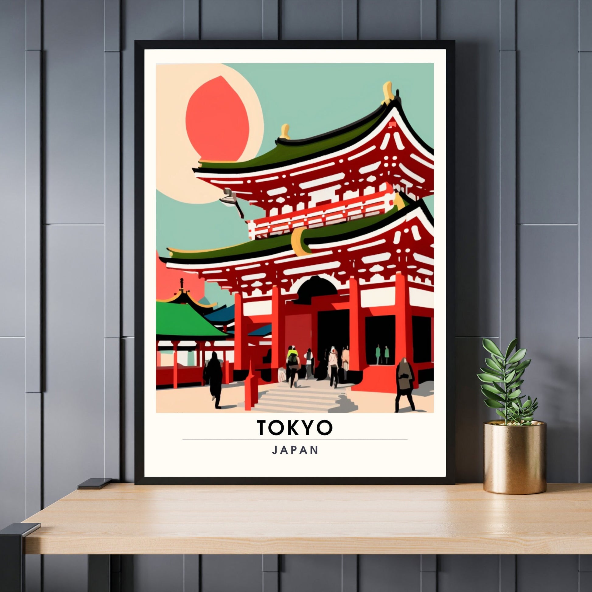 Impression Tokyo, Japon | Impression de voyage Tokyo | Poster Japon