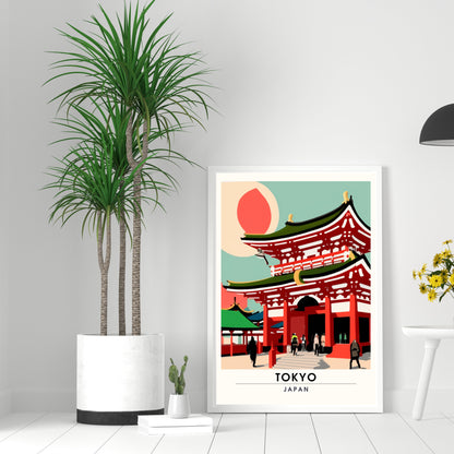 Impression Tokyo, Japon | Impression de voyage Tokyo | Poster Japon