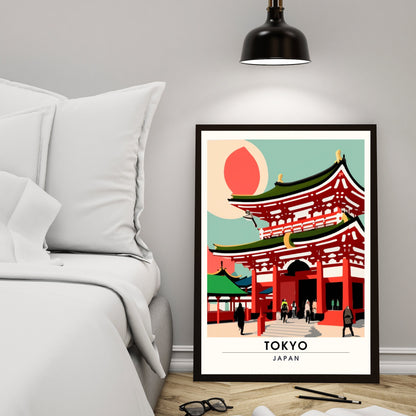 Impression Tokyo, Japon | Impression de voyage Tokyo | Poster Japon