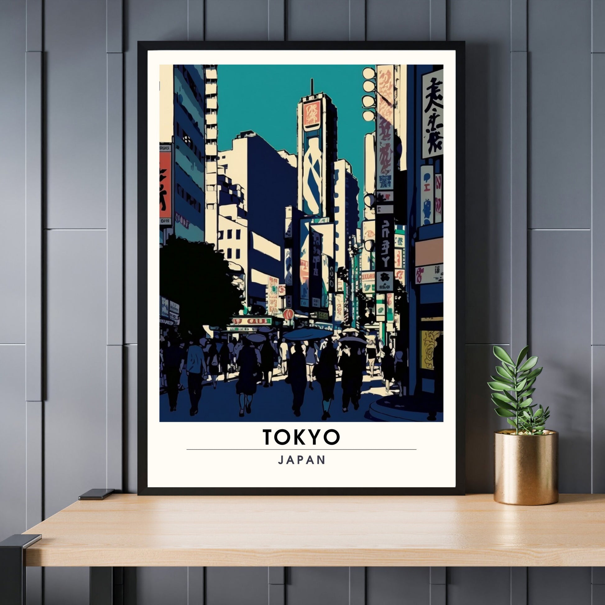 Impression Tokyo, Japon | Impression de voyage Tokyo | Poster Japon