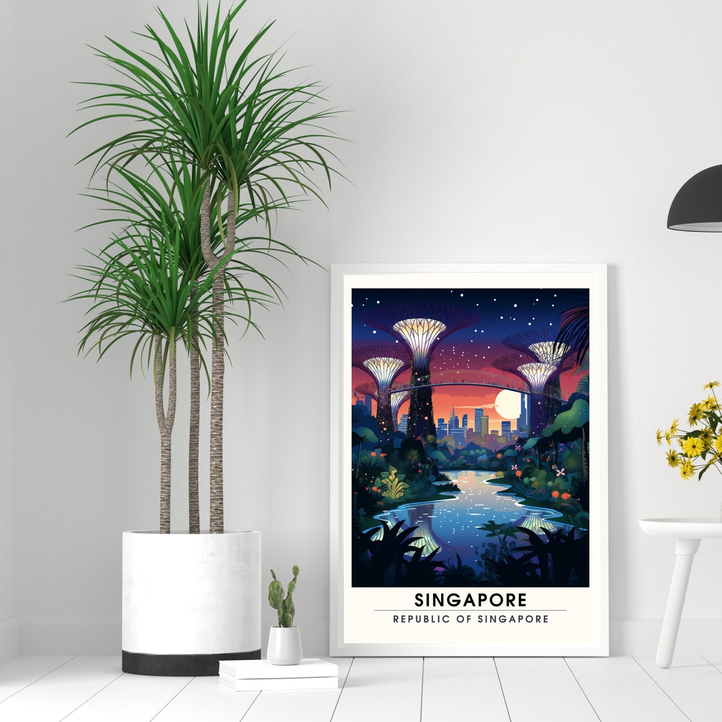 Impression Singapour | Poster de voyage Singapour