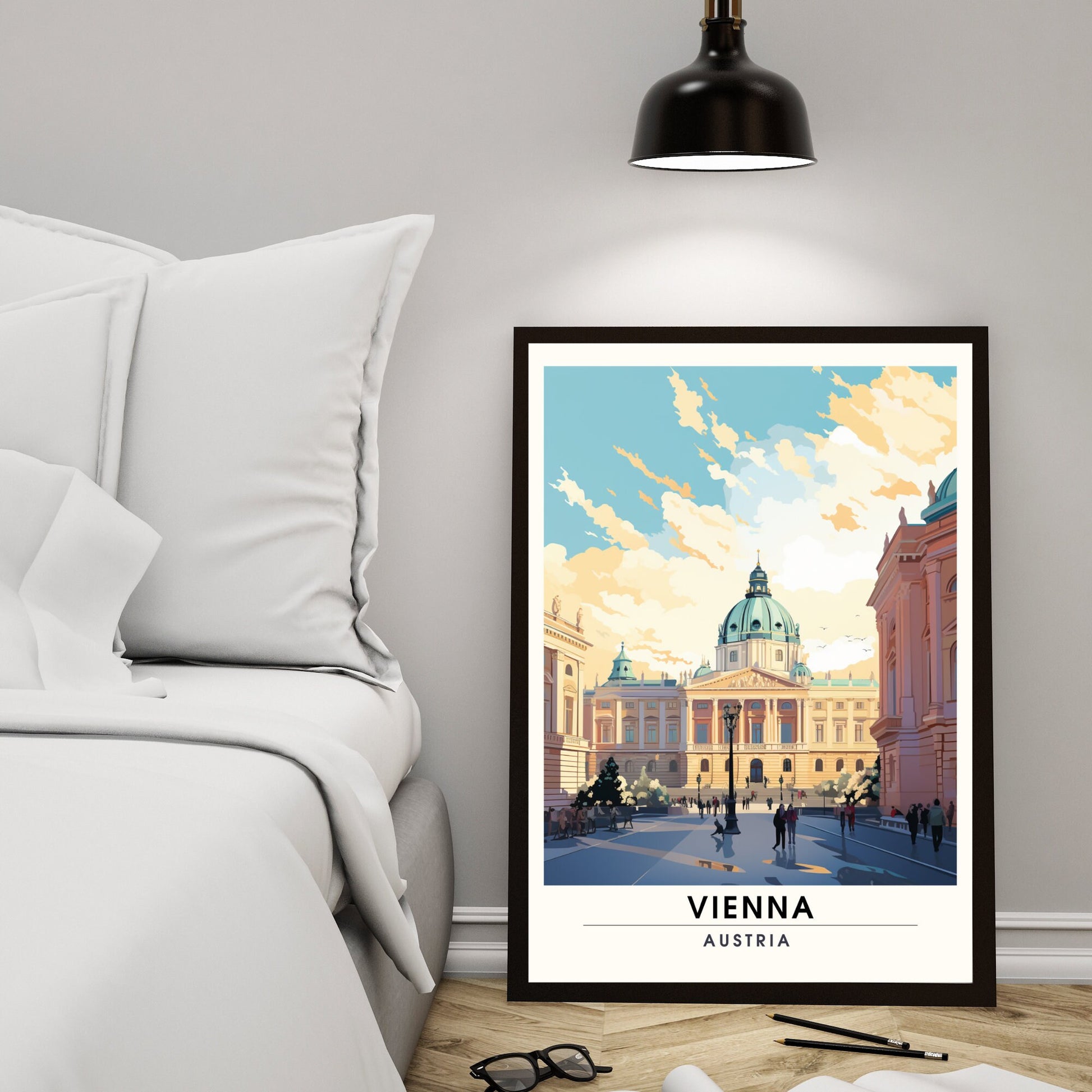 Impression Vienne | Poster de voyage Vienne, Autriche