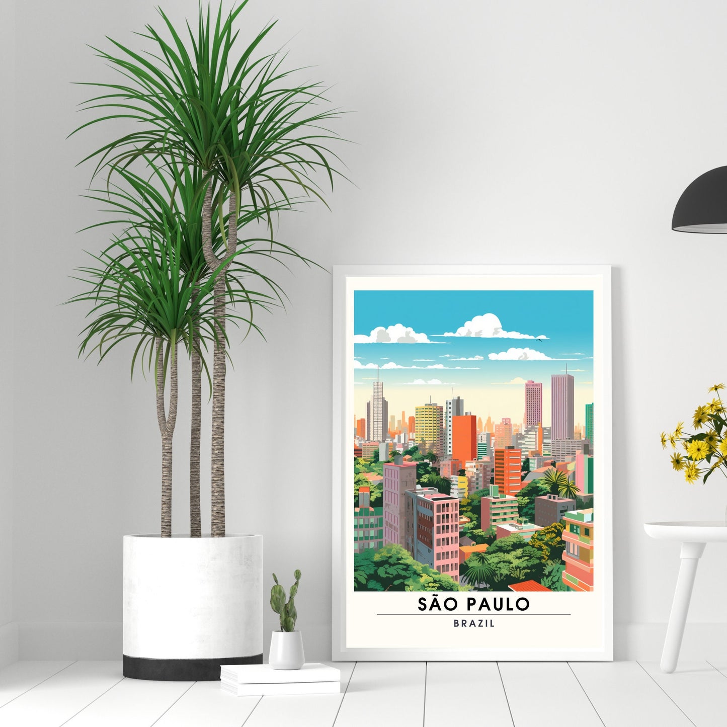 São Paulo, Brésil | Poster de voyage São Paulo