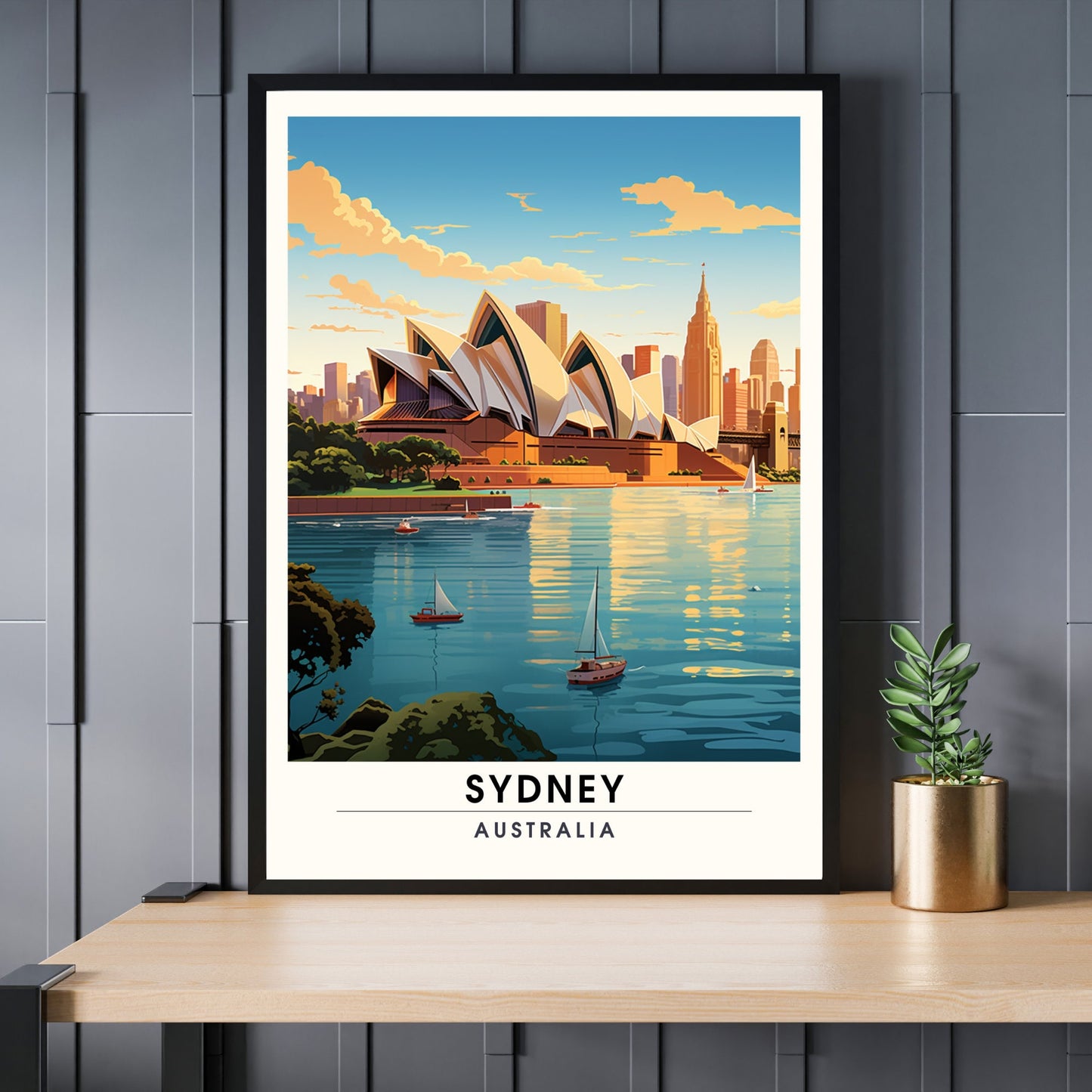 Impression Sydney, Australie | Poster de voyage Sydney