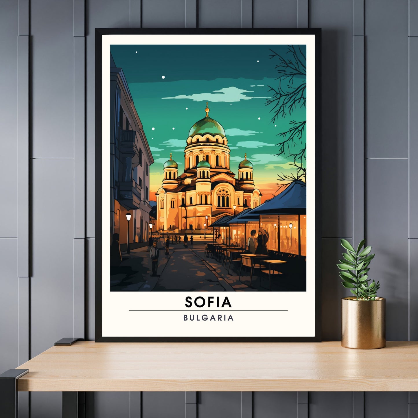 Impression Sofia | Voyage nocturne à Sofia