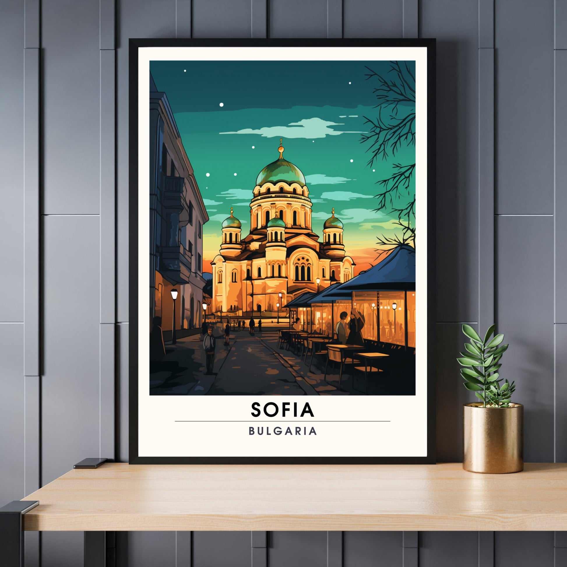 Impression Sofia | Voyage nocturne à Sofia