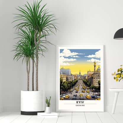 Impression Kiev | Poster de voyage Kiev, Ukraine