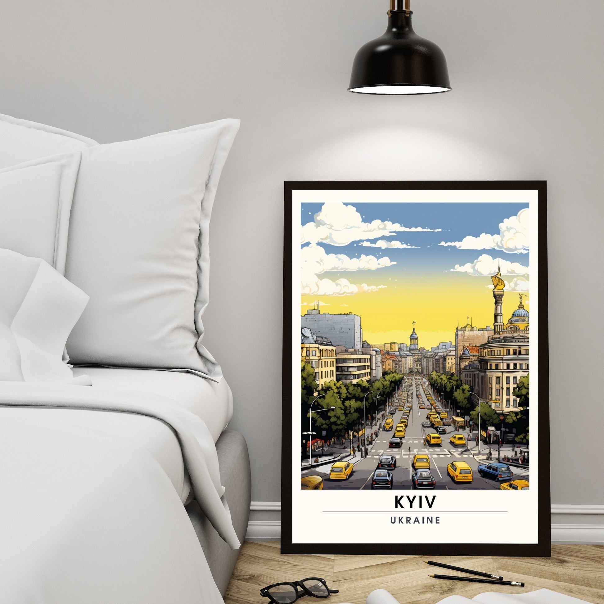 Impression Kiev | Poster de voyage Kiev, Ukraine