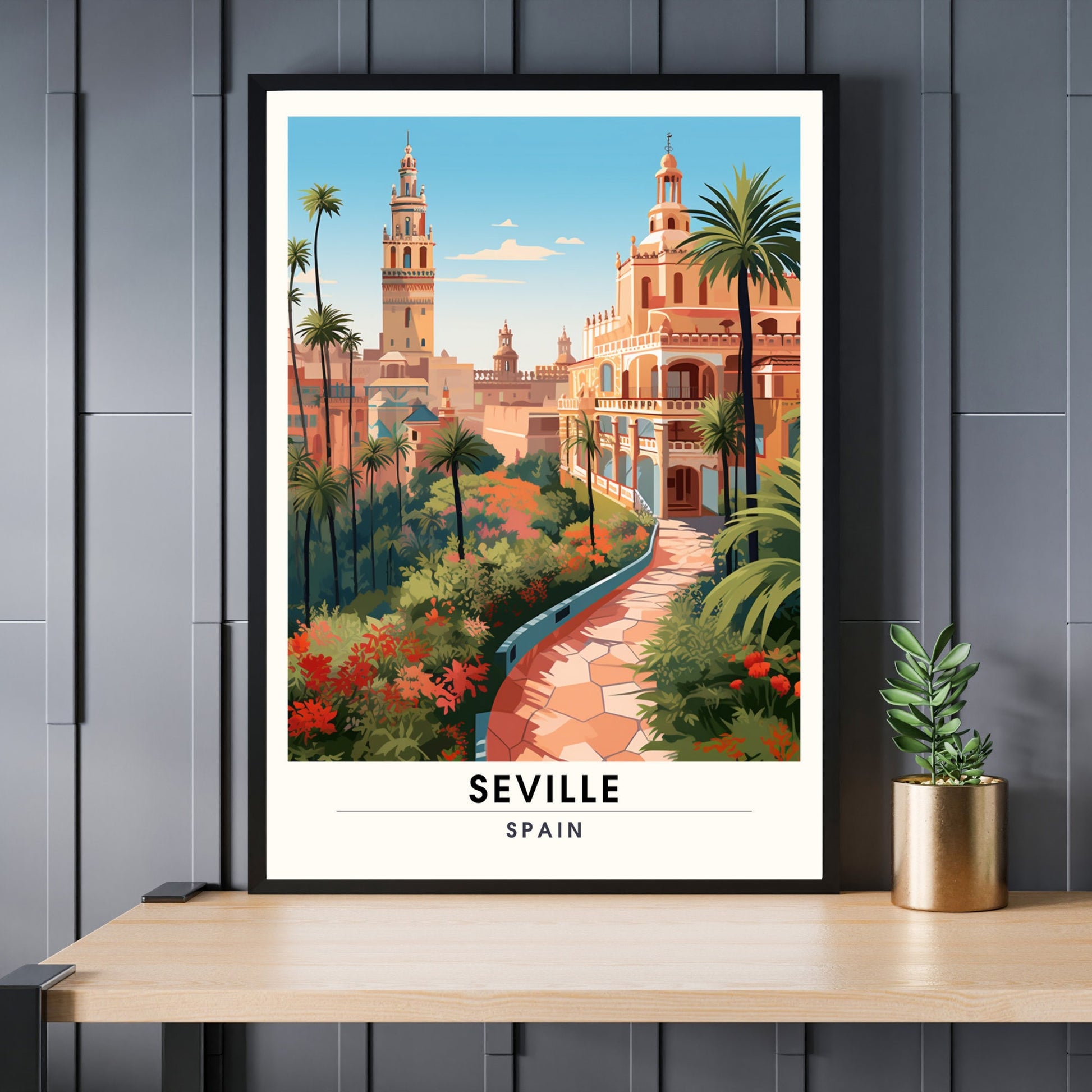 Impression Séville, Espagne | Poster de voyage Séville