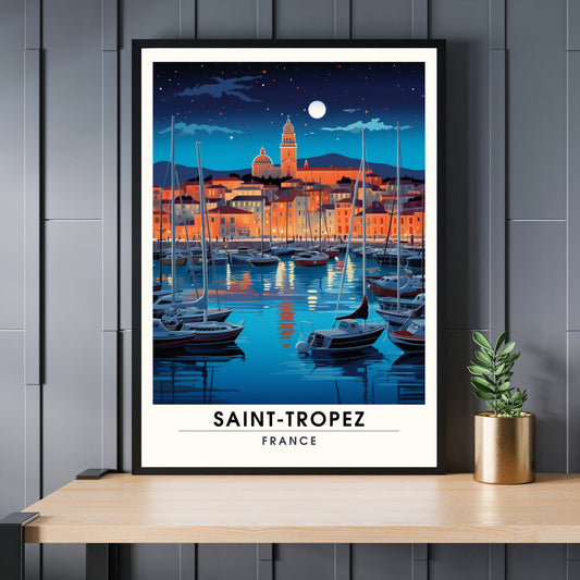 Impression Saint-Tropez | Voyage Nocturne à Saint-Tropez, France