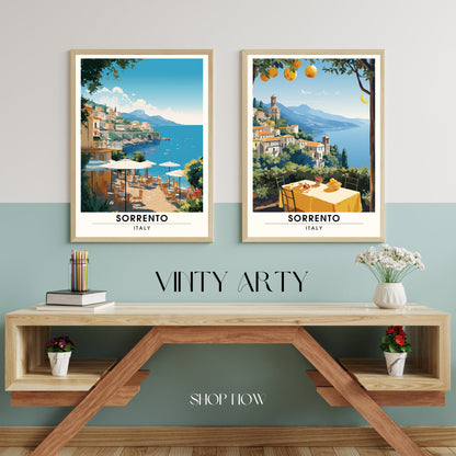 Impression Sorrento| Poster de voyage Sorrento