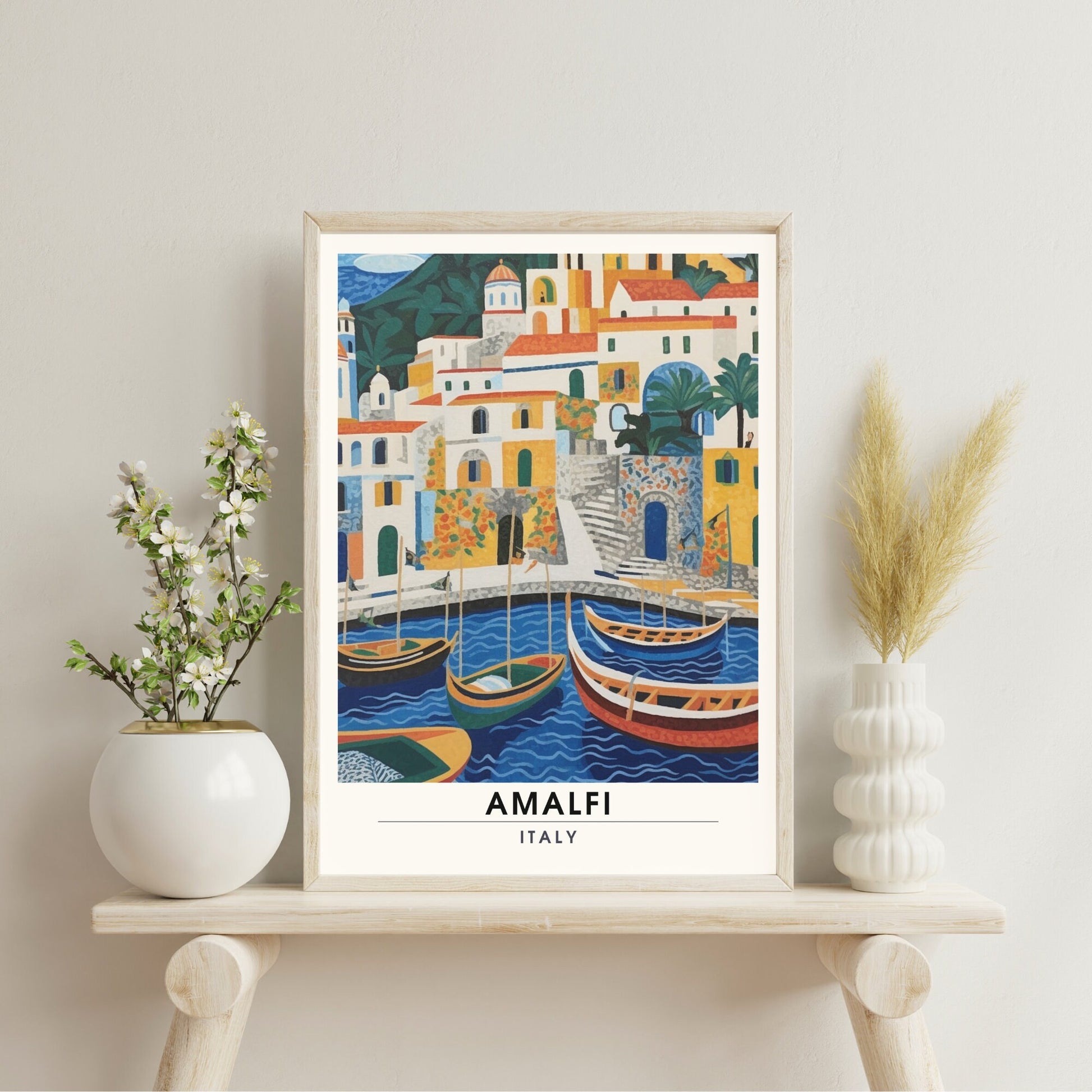 Impression Amalfi | Poster de voyage Amalfi | impression Italie