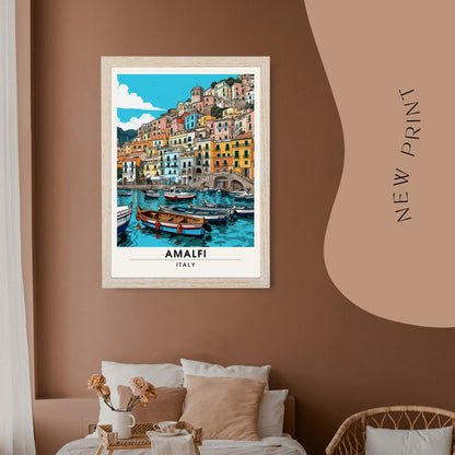 Impression Amalfi | Poster de voyage Amalfi | impression Italie