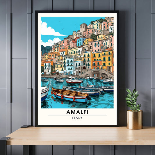 Impression Amalfi | Poster de voyage Amalfi | impression Italie