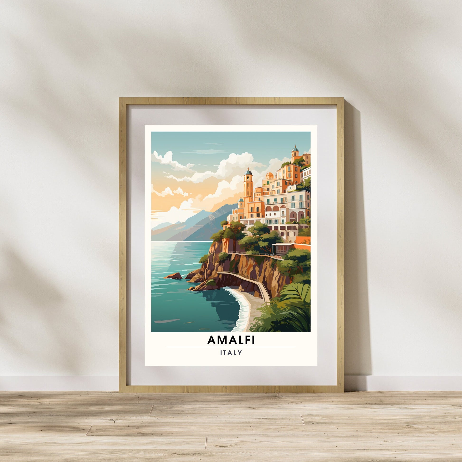 Impression Amalfi | Poster de voyage Amalfi, Italie