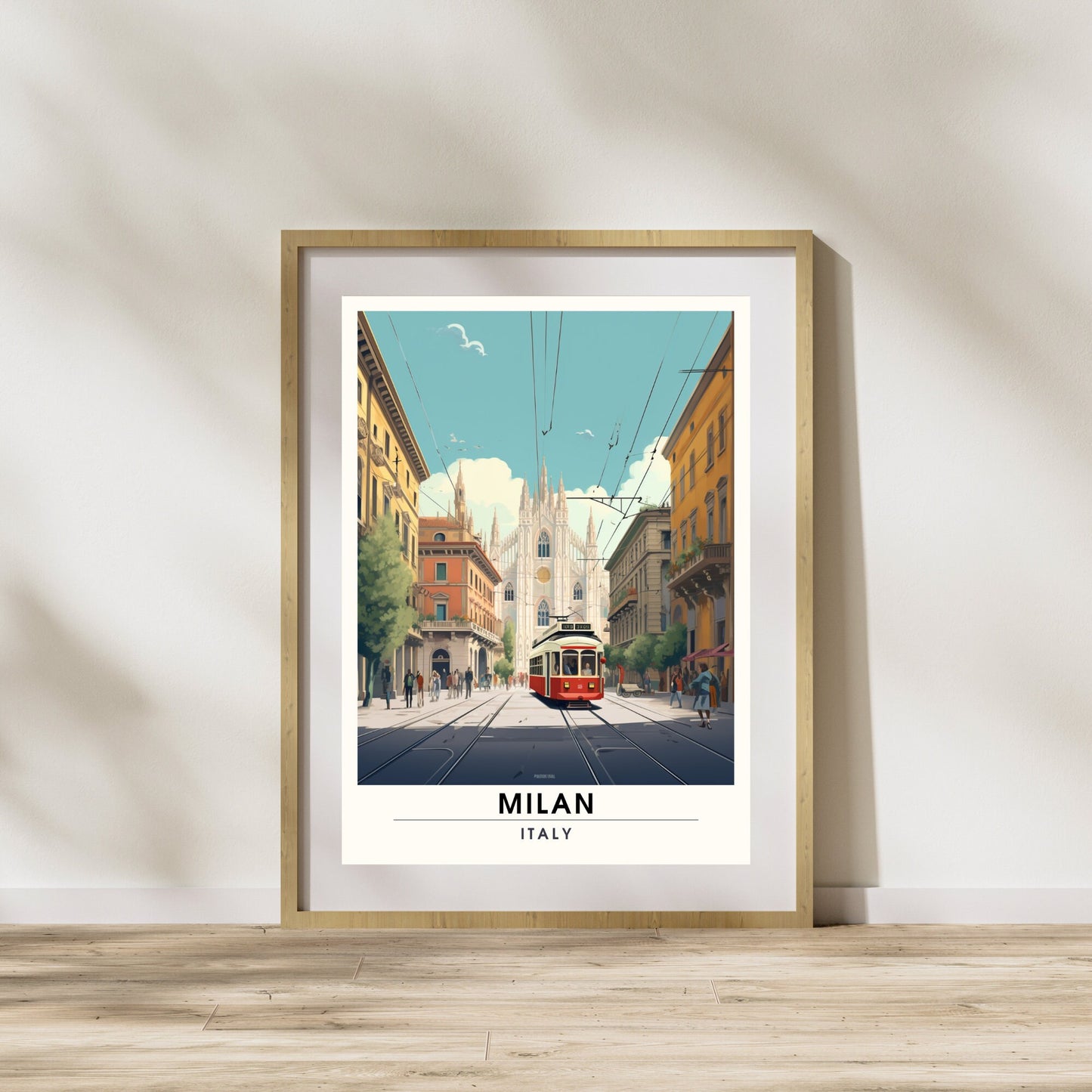 Impression Milan | Poster de voyage Milan | Duomo Milan