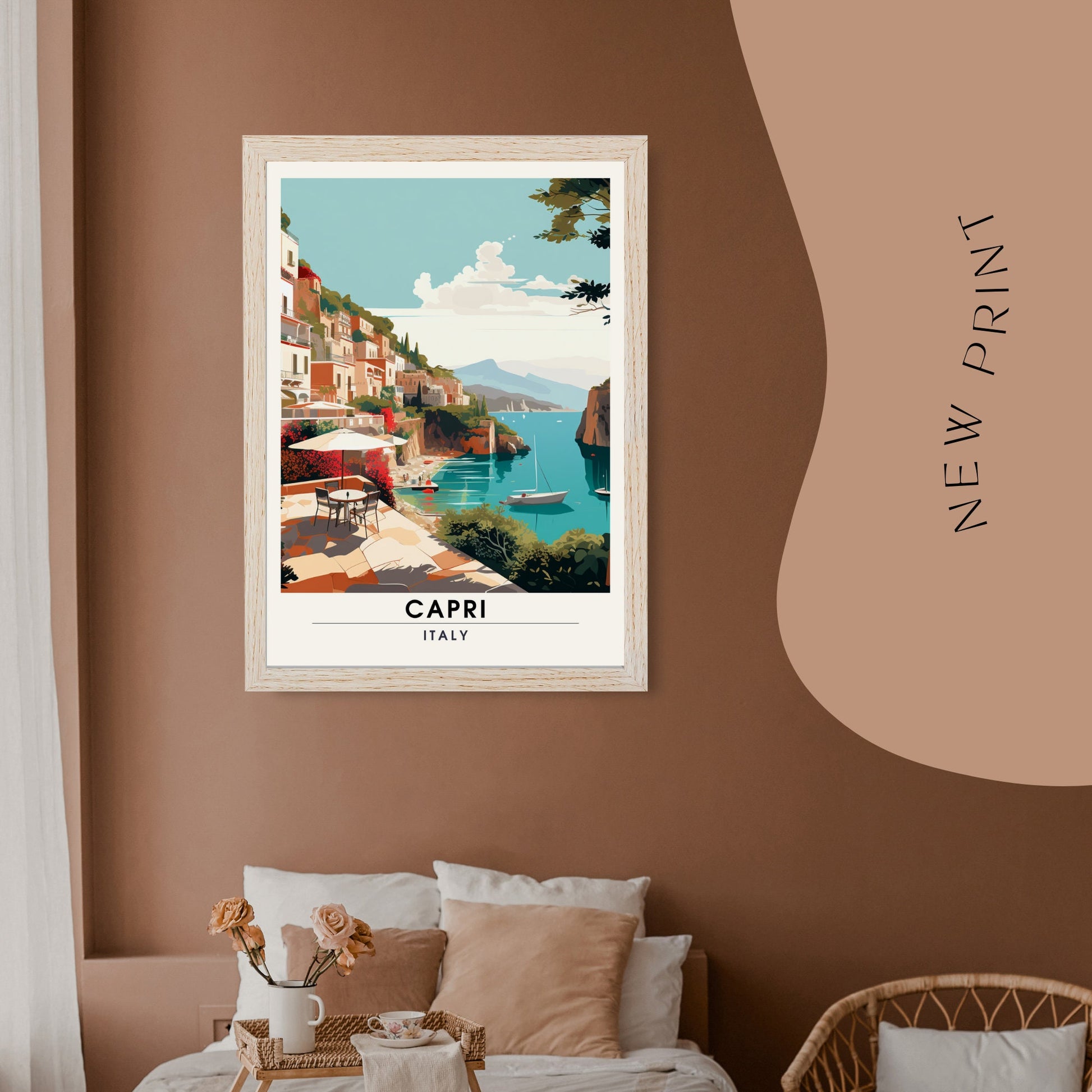 Impression Capri | Poster de voyage Capri, Italie