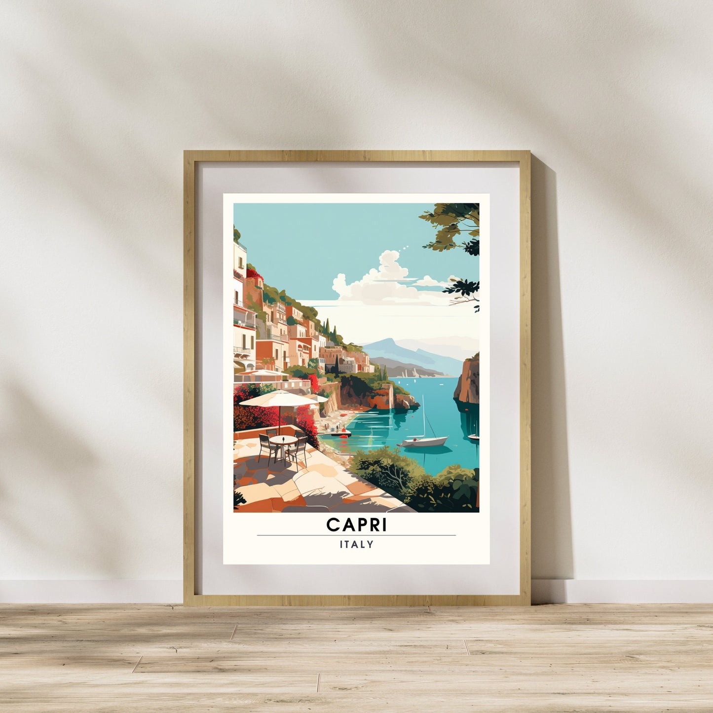 Impression Capri | Poster de voyage Capri, Italie