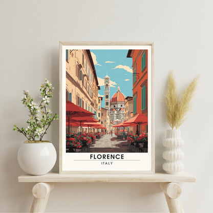 Impression Florence | poster de voyage Florence, Italie