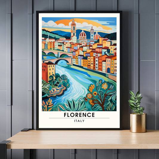 Impression Florence | poster de voyage Italie