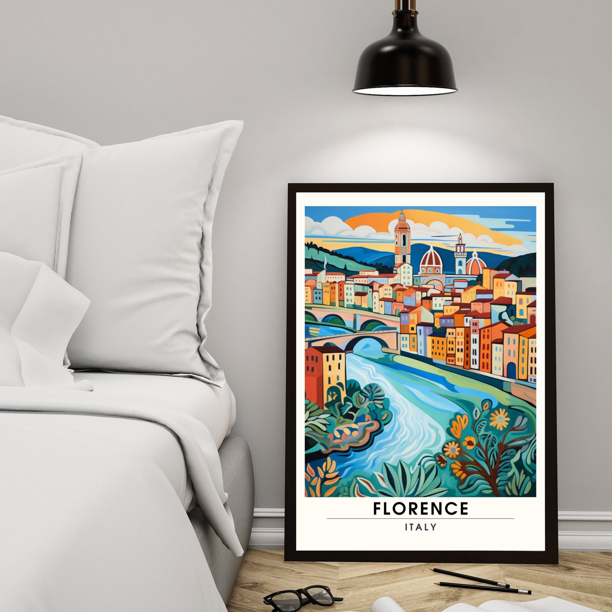 Impression Florence | poster de voyage Italie