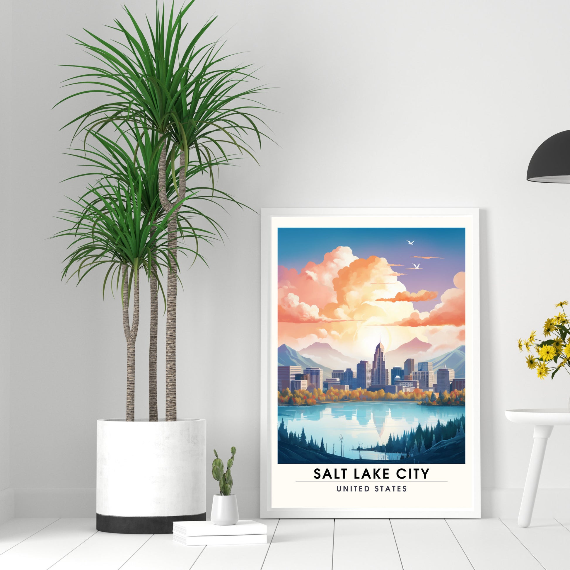 Impression Salt Lake City | Impression de voyage Salt Lake City | Poster Utah