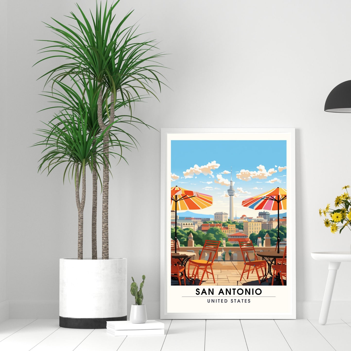 Impression San Antonio | Impression de voyage San Antonio | Poster Texas