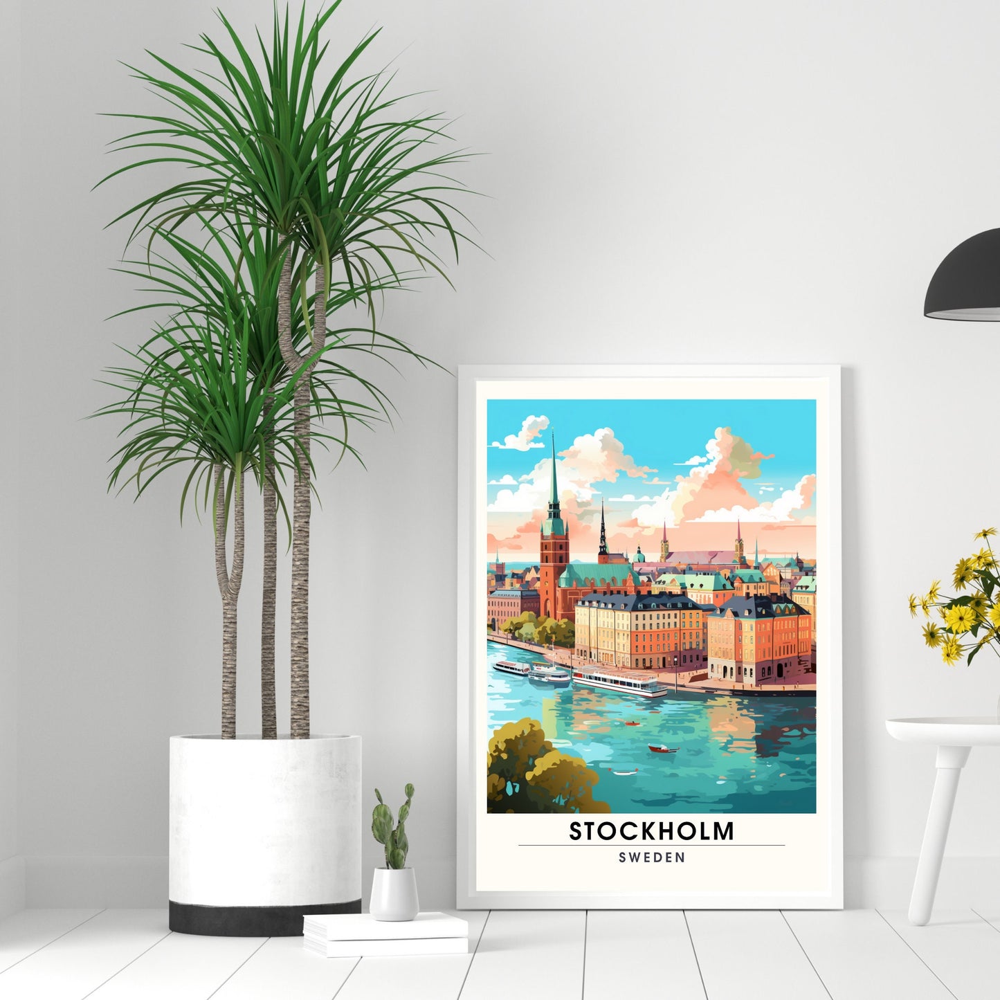 Impression Stockholm | impression de voyage Stockholm | Affiche de voyage Suède