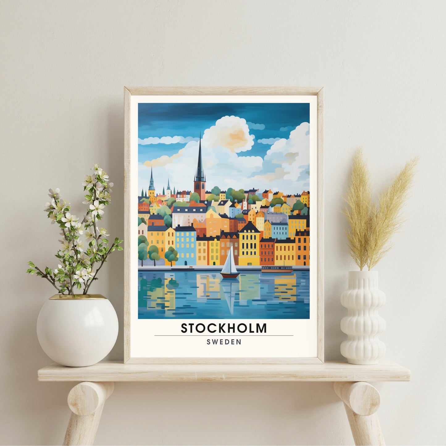 Impression Stockholm | Affiche de voyage Stockholm | Affiche de voyage Suède