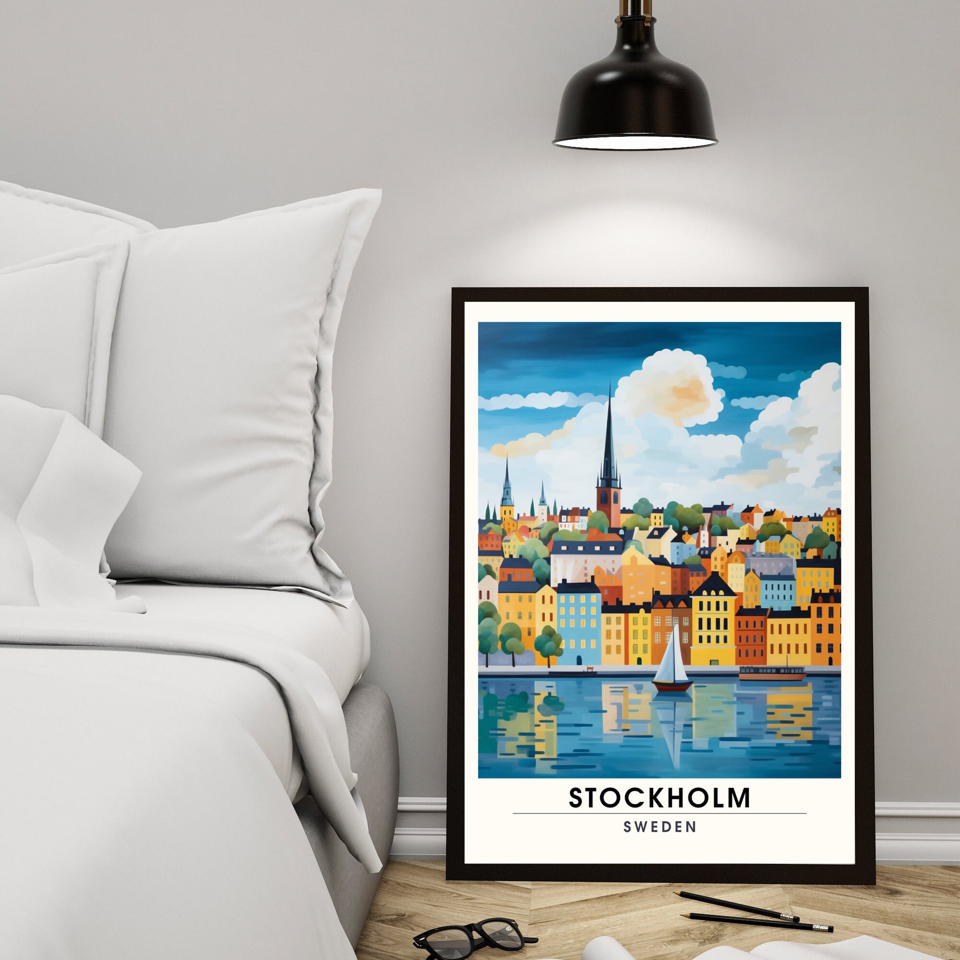 Impression Stockholm | Affiche de voyage Stockholm | Affiche de voyage Suède