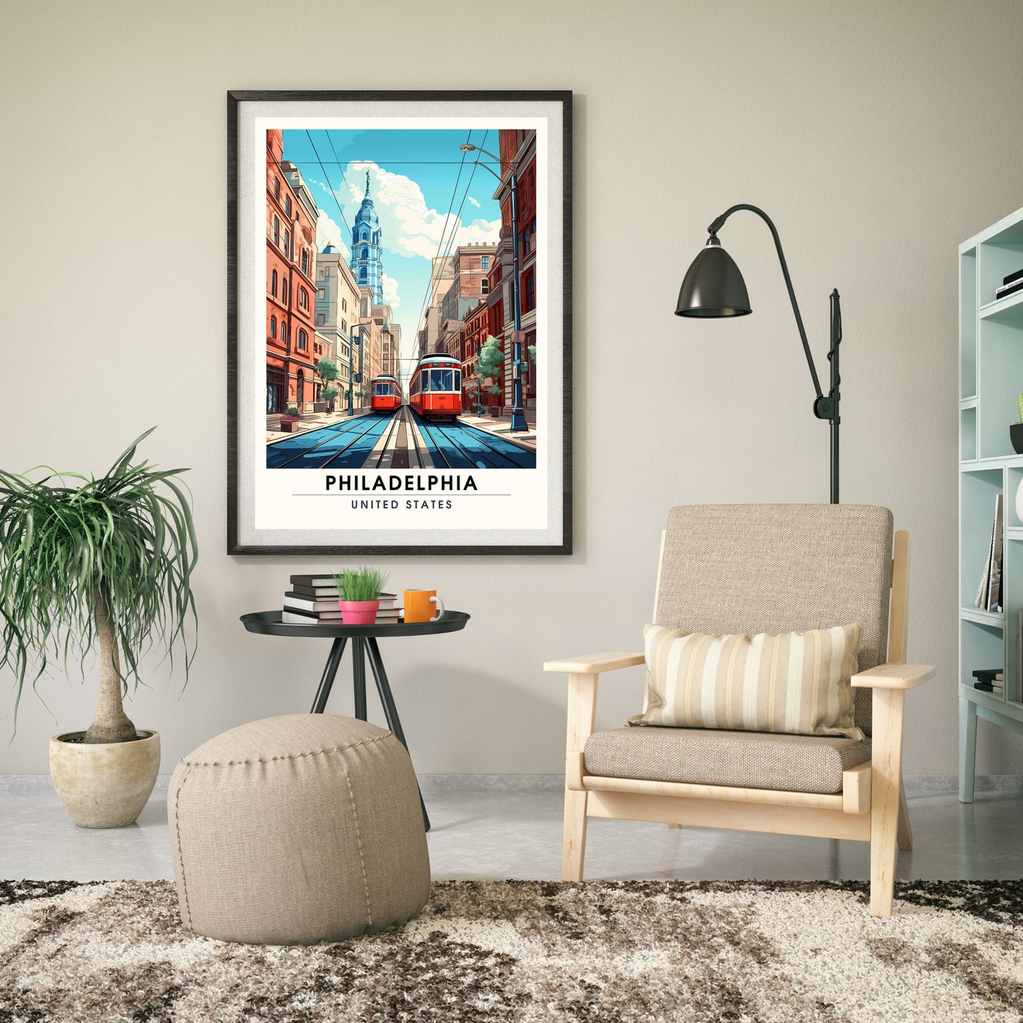 Impression Philadelphie | Impression de voyage Philadelphie | poster Philadelphie