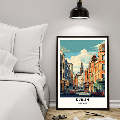 Impression Dublin | impression de voyage Dublin, Irlande | Affiche de voyage Dublin