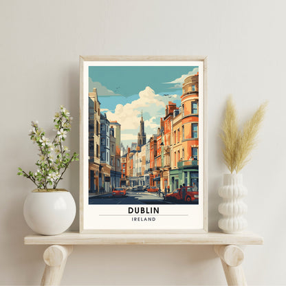 Impression Dublin | impression de voyage Dublin, Irlande | Affiche de voyage Dublin