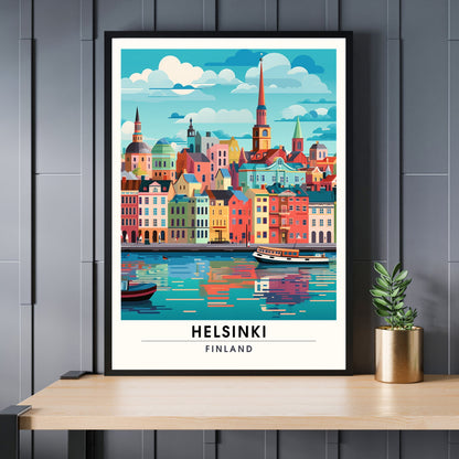 Impression Helsinki | Affiche de Voyage Helsinki, Finlande