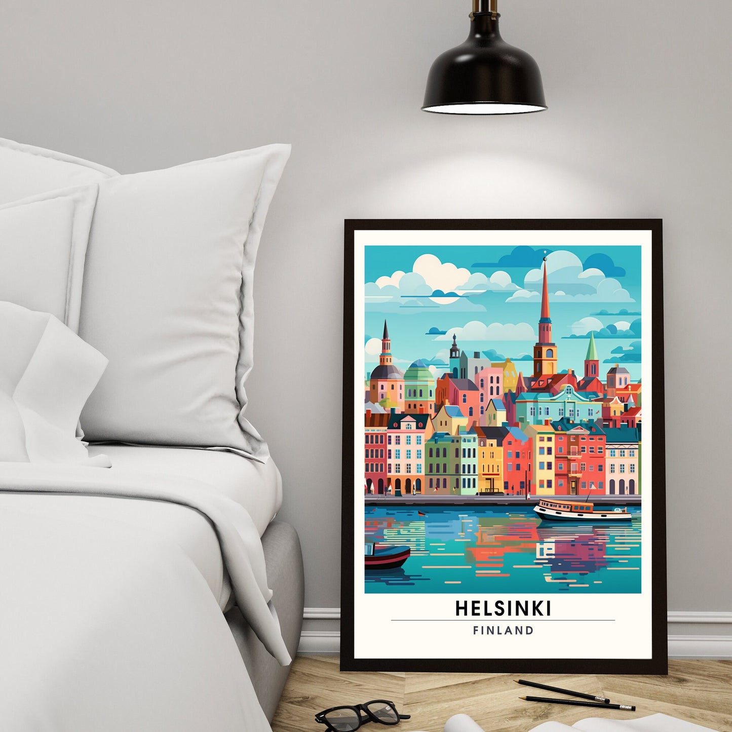 Impression Helsinki | Affiche de Voyage Helsinki, Finlande