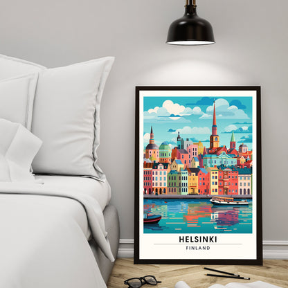 Impression Helsinki | Affiche de Voyage Helsinki, Finlande