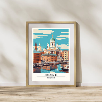 Impression Helsinki | Poster de Voyage Helsinki, Finlande