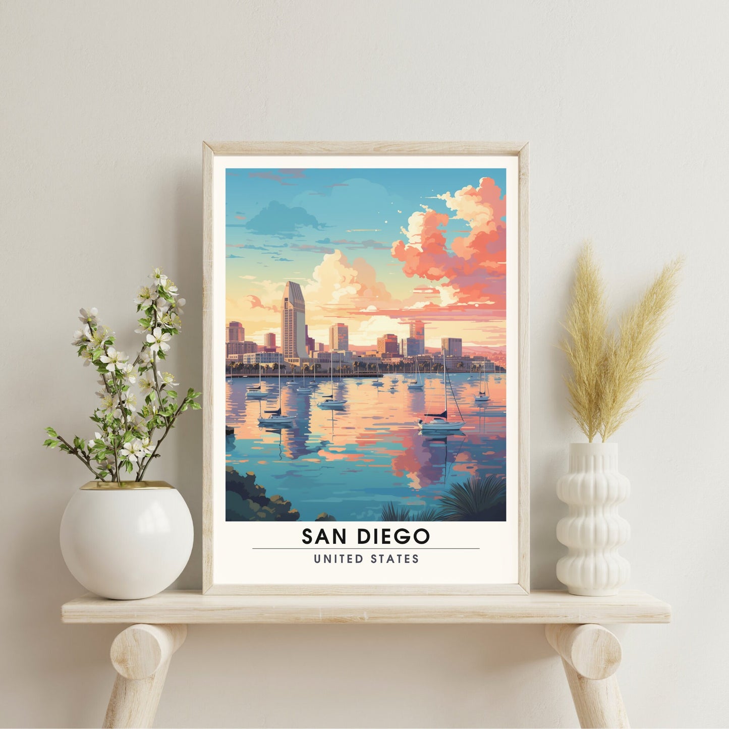 Impression San Diego | Impression de voyage San Diego | Poster San Diego