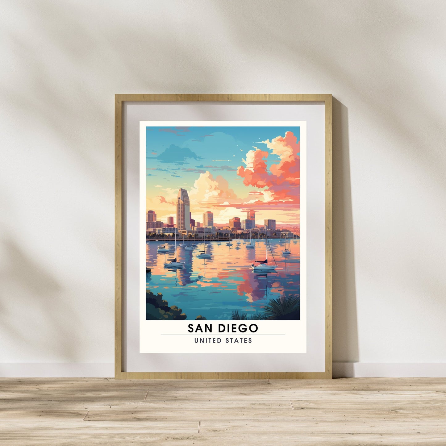 Impression San Diego | Impression de voyage San Diego | Poster San Diego