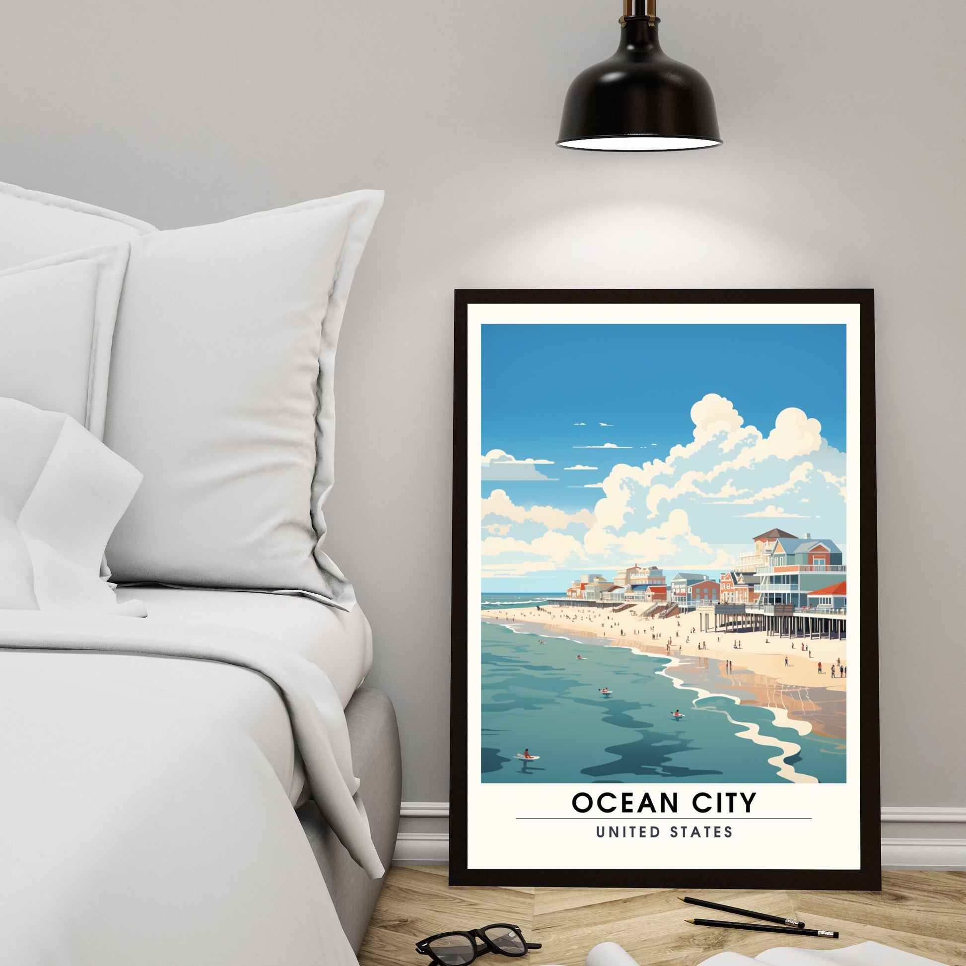 Impression Ocean City | impression de voyage plage de Ocean City, Maryland