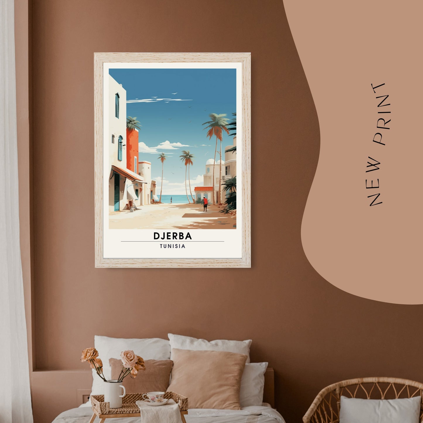 Impression Djerba | Impression de voyage Djerba | Poster Tunisie