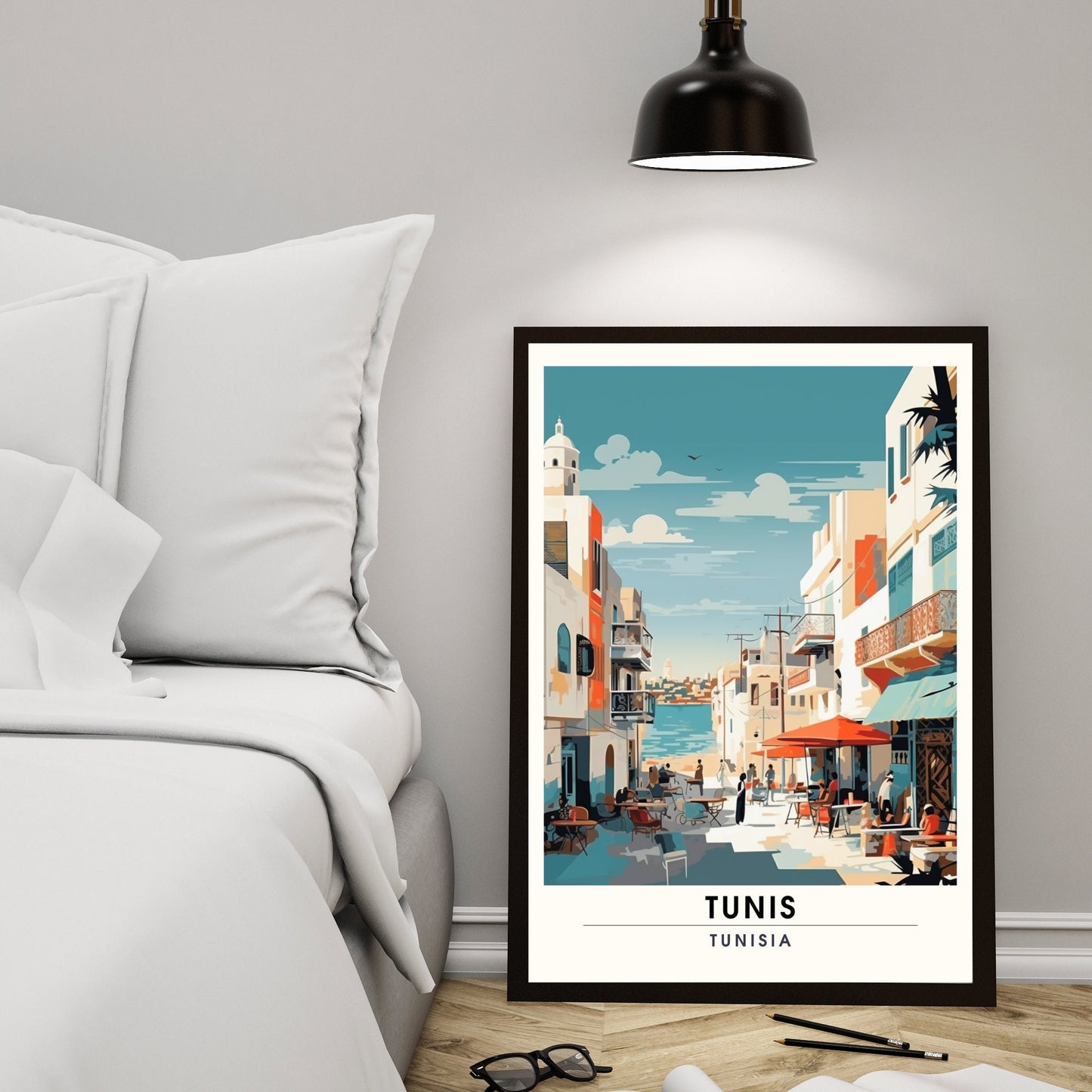 Impression Tunis | Impression de voyage Tunis | Poster Tunisie