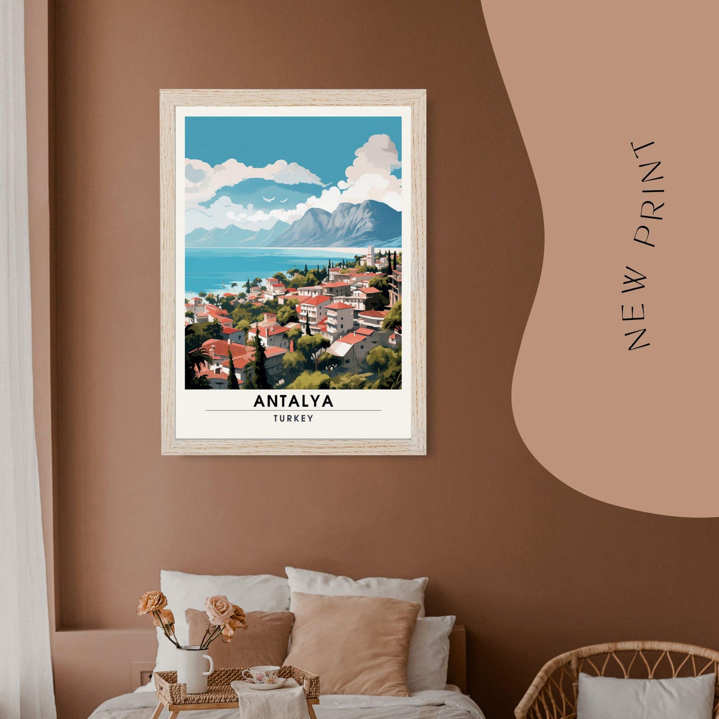 Impression Antalya | Impression de voyage Antalya | Poster Turquie