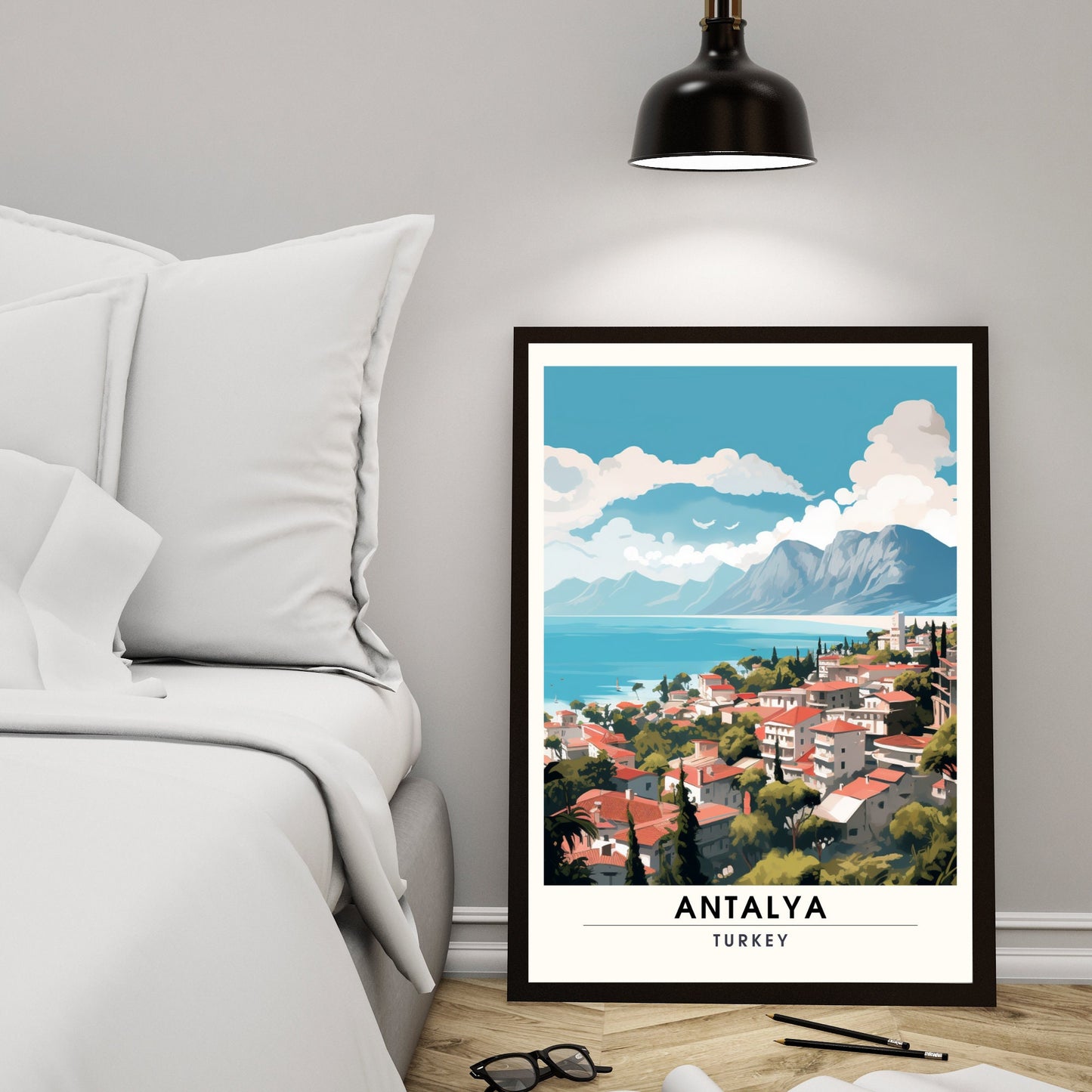 Impression Antalya | Impression de voyage Antalya | Poster Turquie