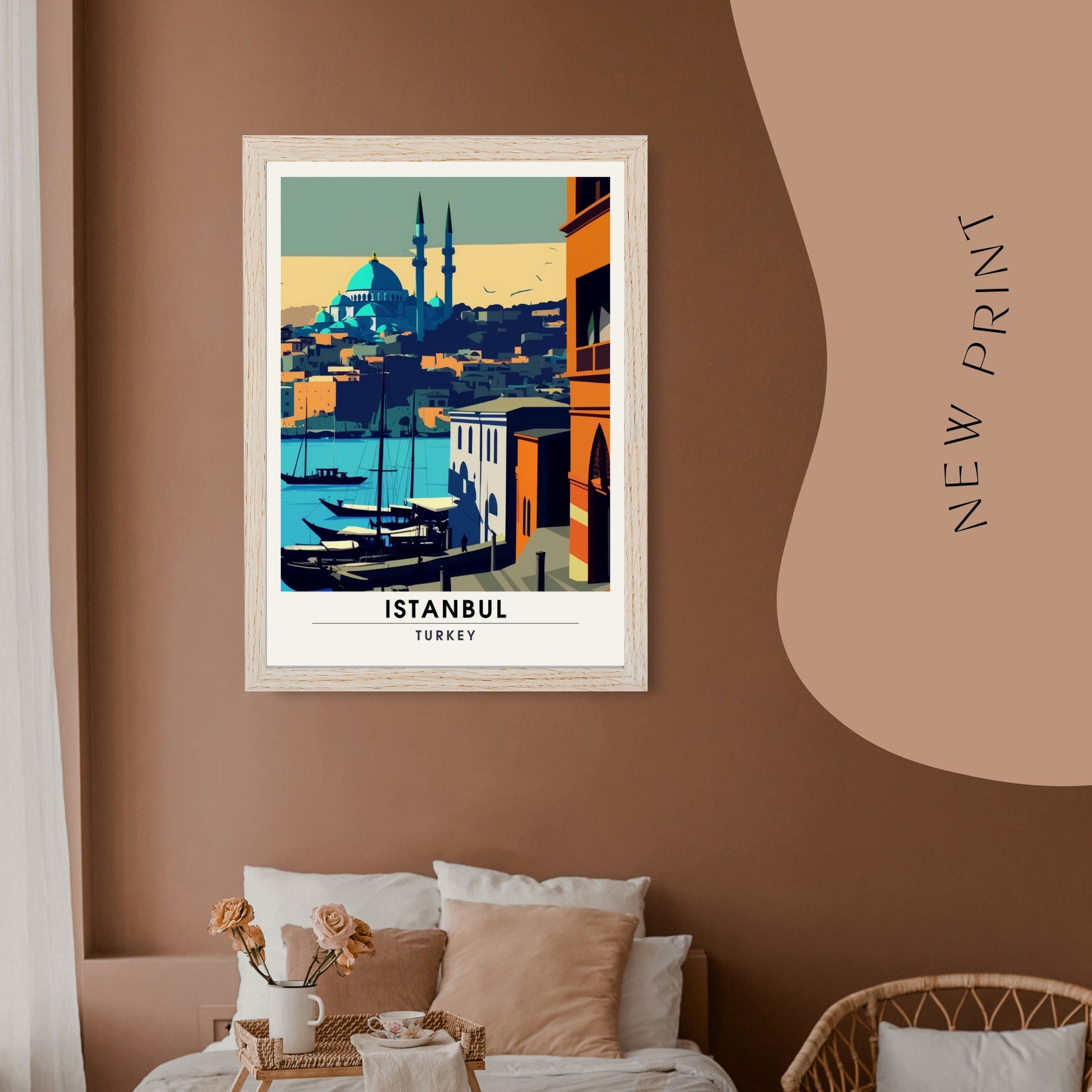 Impression Istanbul | Impression de voyage Istanbul | Poster Turquie