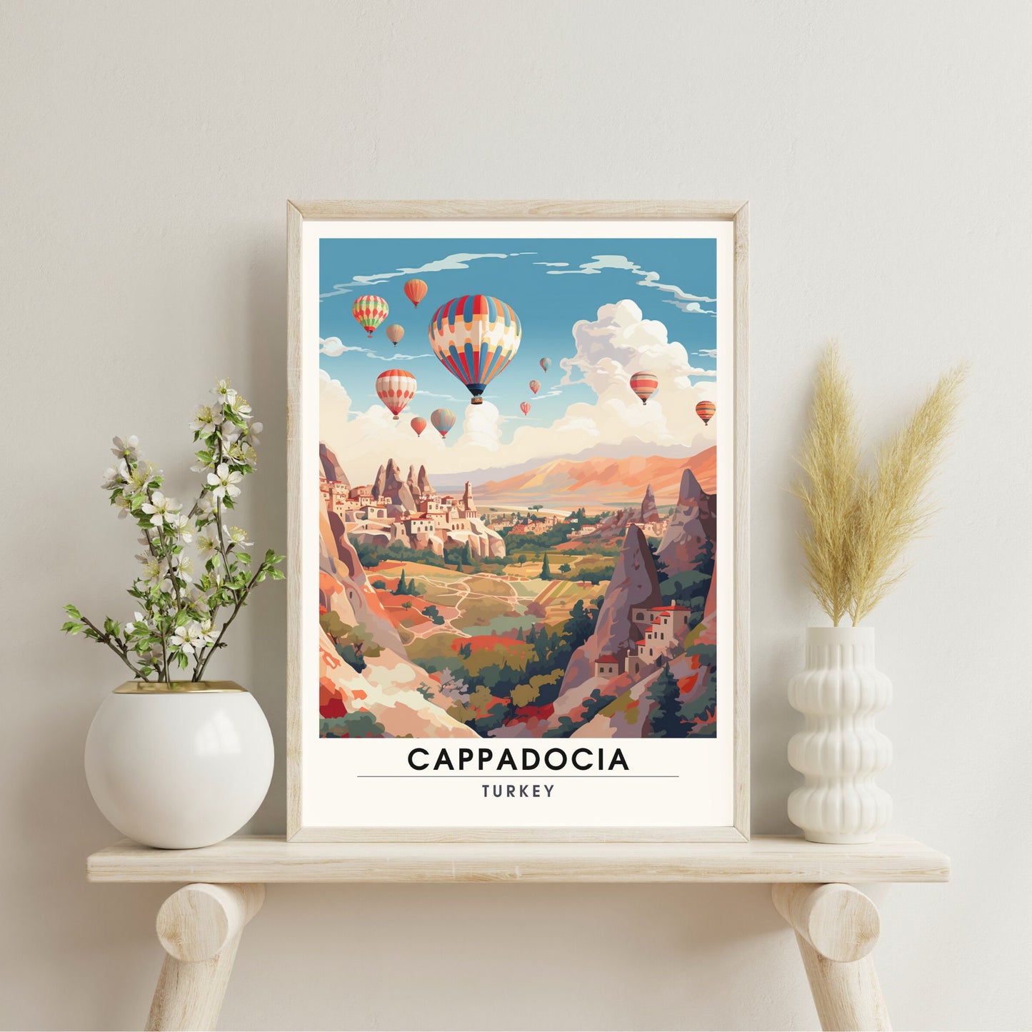 Impression Cappadoce | Impression de voyage Cappadoce | Poster Turquie