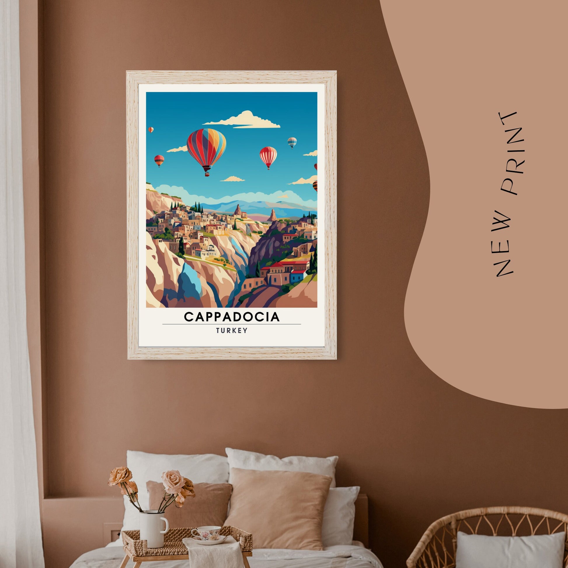 Impression Cappadoce | Impression de voyage Cappadoce | Poster Turquie