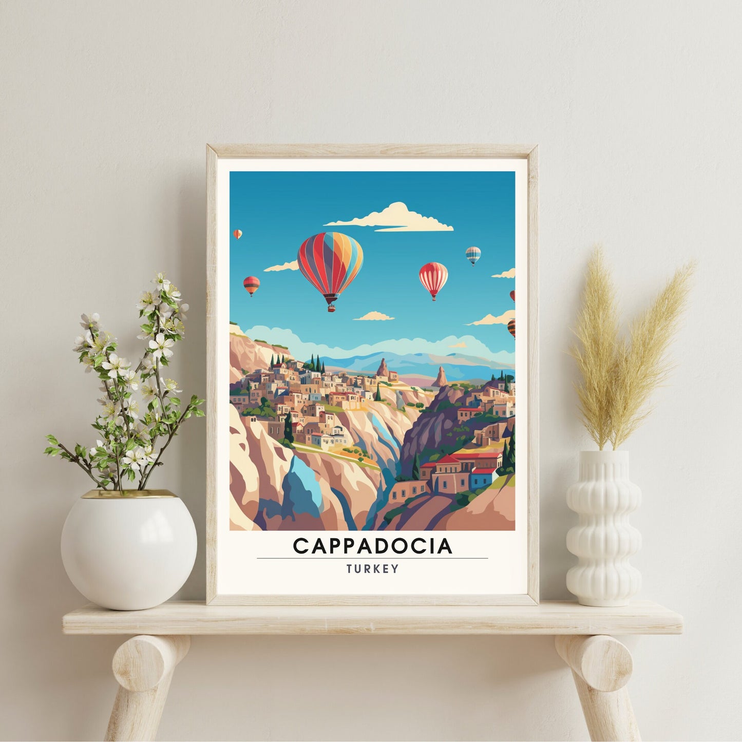 Impression Cappadoce | Impression de voyage Cappadoce | Poster Turquie