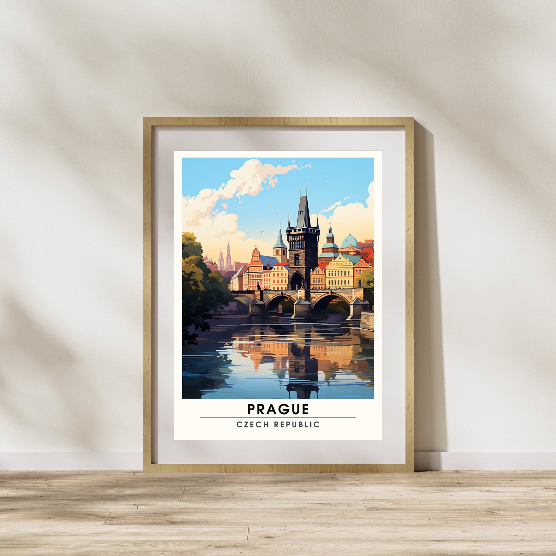 Impression Prague | Poster de voyage Prague