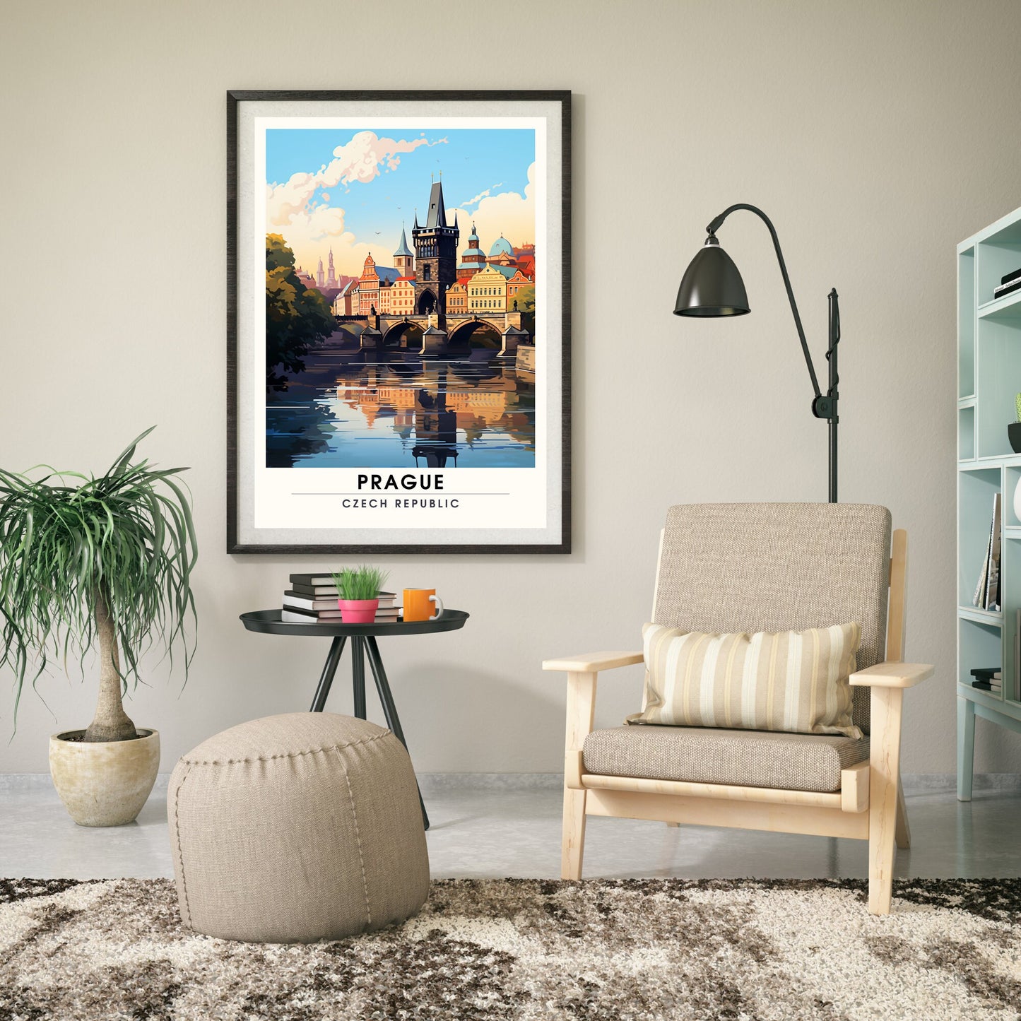 Impression Prague | Poster de voyage Prague